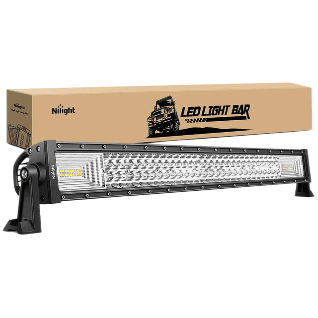 LED Light Bar 32" 378W 37800LM Triple Row Spot/Flood LED Light Bar