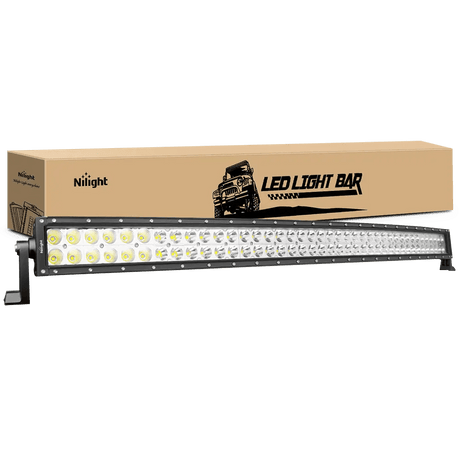 LED Light Bar 42" 240W Double Row Curved Spot/Flood LED Light Bar