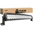 LED Light Bar 22" 120W Double Row Curved Spot/Flood LED Light Bar