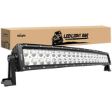 LED Light Bar 22" 120W Double Row Curved Spot/Flood LED Light Bar