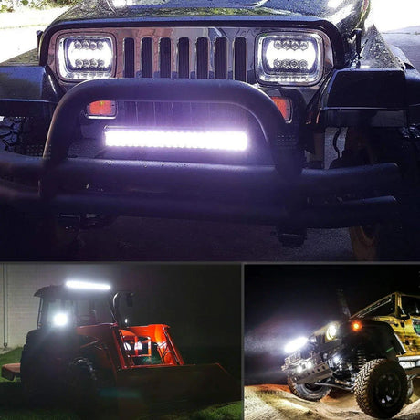 LED Light Bar 26" 360W Triple Row Spot/Flood LED Light Bar