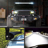 LED Light Bar 52" 300W Double Row Curved Spot/Flood LED Light Bar