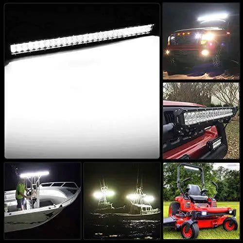 Light Bar Wiring Kit 25" 162W Double Row Spot/Flood LED Light Bar | 12FT Wire 3Pin Switch