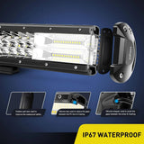 LED Light Bar 12" 180W 18000LM Triple Row Spot/Flood LED Light Bar (Pair)