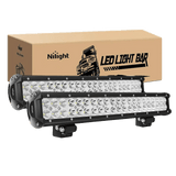 LED Light Bar 20" 126W Double Row Spot/Flood LED Light Bars (Pair)