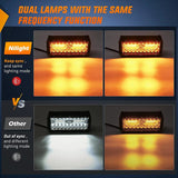 Light Bar Wiring Kit 6.5" 120W Triple Row Amber White Spot/Flood LED Light Bars (Pair) | 16AWG DT Wire