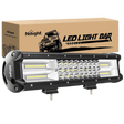 LED Light Bar 15" 216W 21600LM Triple Row Spot/Flood Led Light Bar