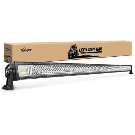 LED Light Bar 52" 783W 49500LM Triple Row Spot/Flood Led Light Bar