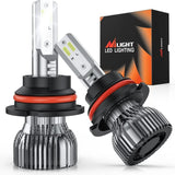 9004/HB1 LED Headlight Bulbs E20 Series 50W 10000LM 6000K IP67 | 2 BULBS Nilight