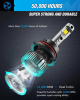 LED Headlight 9004/HB1 LED Headlight Bulbs E30 Series 70W 14000LM 6500K IP67 | 2 BULBS