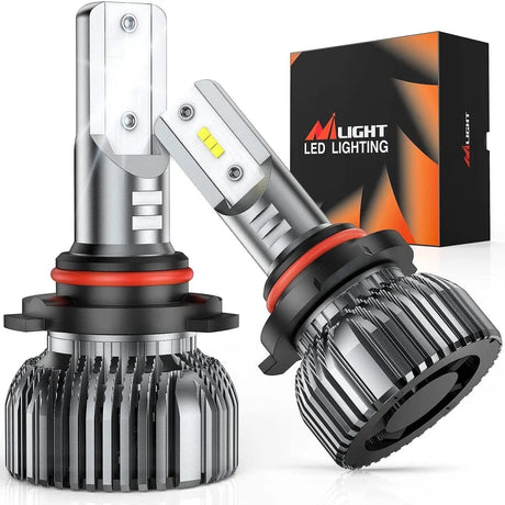 9005/HB3 LED Headlight Bulbs E20 Series 50W 10000LM 6000K IP67 | 2 BULBS Nilight