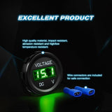 Accessories LED Digital Display Voltmeter Panel Green