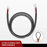 Wiring Harness Kit 2PCS 16AWG 3FT Wire Extension Kit For LED Light Bar/Led Pods/LED Work Light