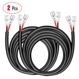 Wiring Harness Kit 2PCS 16AWG 10FT Wire Extension Kit For LED Light Bar/Led Pods/LED Work Light