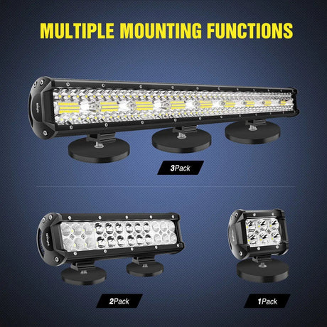 Mounting Accessory Magnetic Base Bottomed-Mounted Sucker Holder Bracket (Pair)