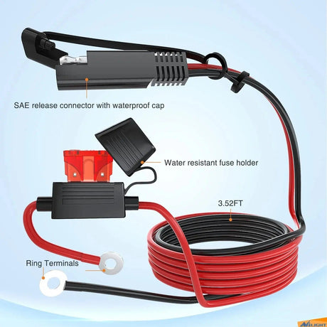 Motorcycle USB Charger SAE to USB Adapter Nilight