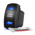 4Pin Laser On/Off Turn Signal Rocker Switch Blue Nilight Led Light