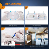 RV Interior Ceiling White LED Lights 5Pcs Nilight