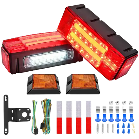 Trailer Light Rectangular LED Trailer Light Kit (Pair)