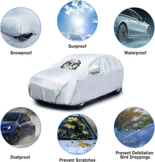 SUV Car Cover UV Protection Length 186 to 193 inch Nilight