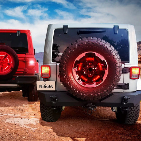 Accessories Spare Tire Brake Light For 2018-2021 Jeep Wrangler JK JKU JL JLU