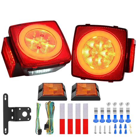 Trailer Light Square LED Trailer Light Kit (Pair)