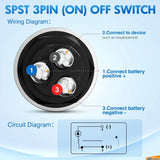 Start Engine Button Switch Blue Nilight