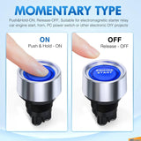 Start Engine Button Switch Blue Nilight