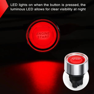 Start Engine Button Switch Red Nilight