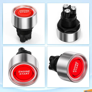 Start Engine Button Switch Red Nilight