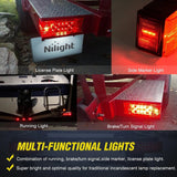 Trailer Light Submersible Low Profile Rectangular LED Trailer Light Kit (Pair)