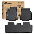 2021-2024 Tesla Model Y 5-Seat TPE Floor Mats Nilight