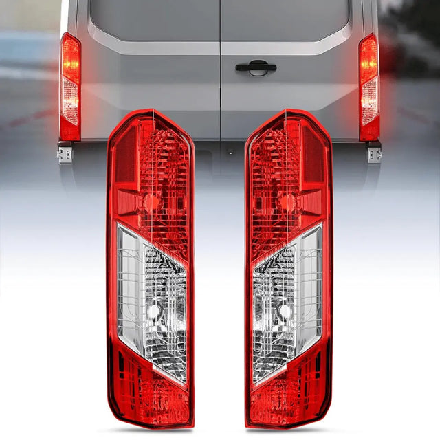 Taillight Assembly Taillight Assembly Compatible with 2015 2016 2017 2018 2019 2020 2021 2022 2023 Ford Transit 150 250 350 350HD Rear Lamp Replacement OE Style Driver Side and Passenger Side