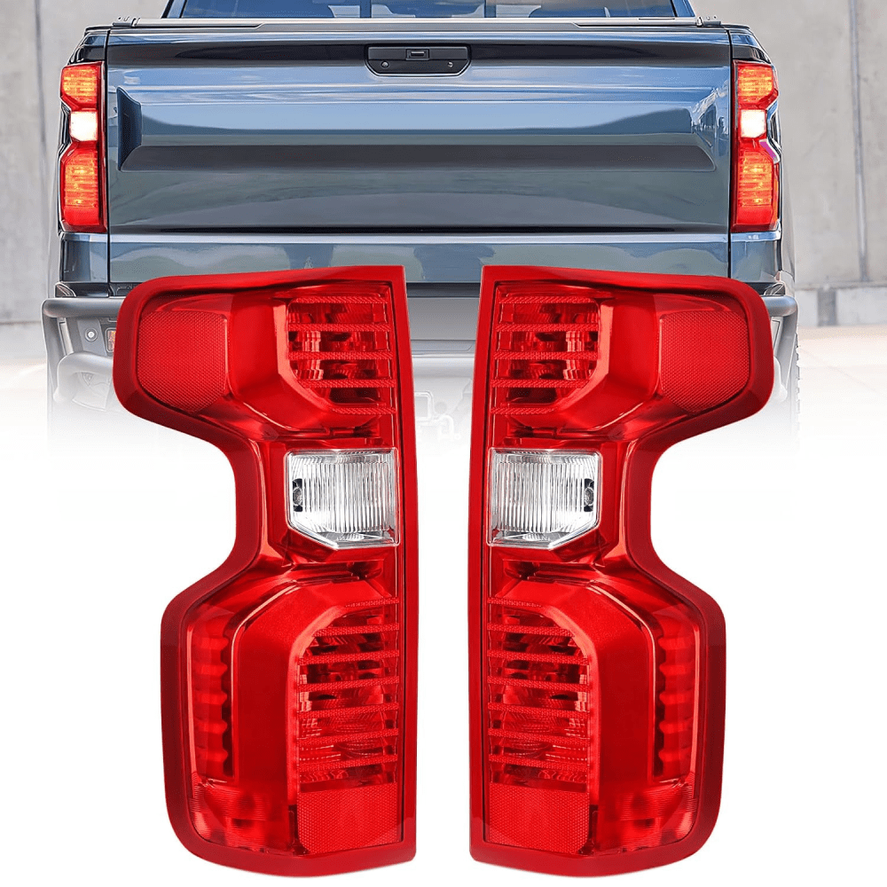 2019-2023 Chevy Silverado 1500 2020-2023 Silverado 2500HD 3500HD Taillight Assembly Rear Lamp Replacement OE Style Driver Passenger Side Nilight