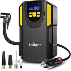 Tire Inflator Air Compressor Pump Auto-Shut Off