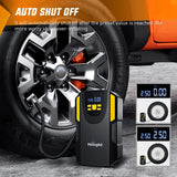 Tire Inflator Air Compressor Pump Auto-Shut Off Nilight