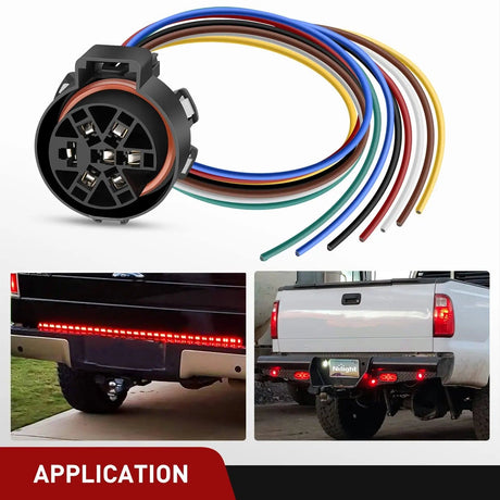 USCAR 7 Pin Trailer Wiring Harness Nilight