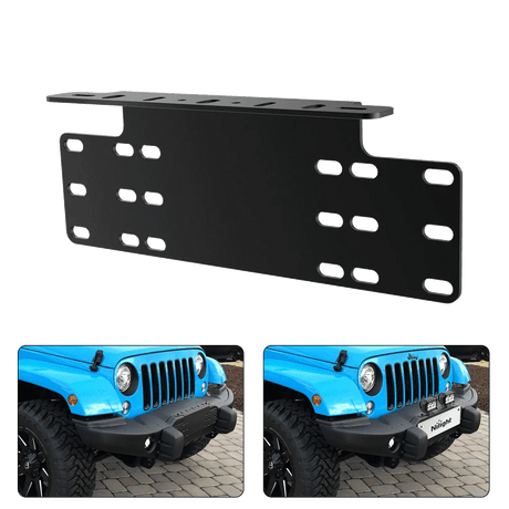 Mounting Accessory Universal License Front Plate Mount Bracket