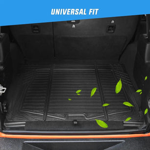 Universal Rubber Cargo Mats for Cars Trucks SUVs Nilight