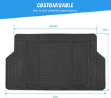 Universal Rubber Cargo Mats for Cars Trucks SUVs Nilight