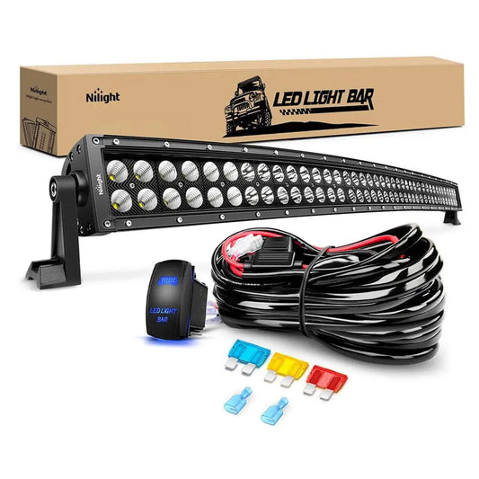  Nilight 42-Inch 240W Curved Black LED Light Bar