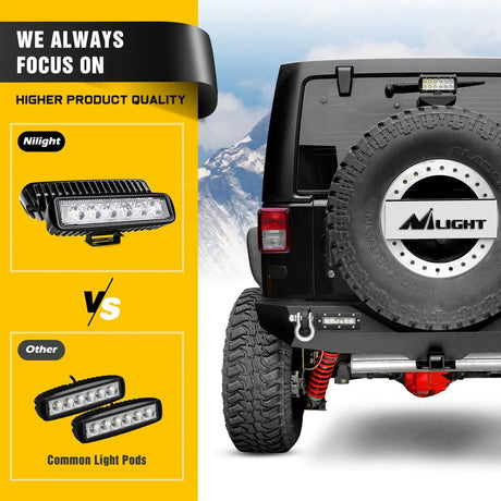  Nilight JK-52A Rear Bumper