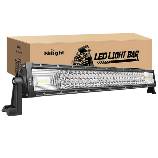 Nilight 32-Inch 378W Triple Row LED Light Bar 