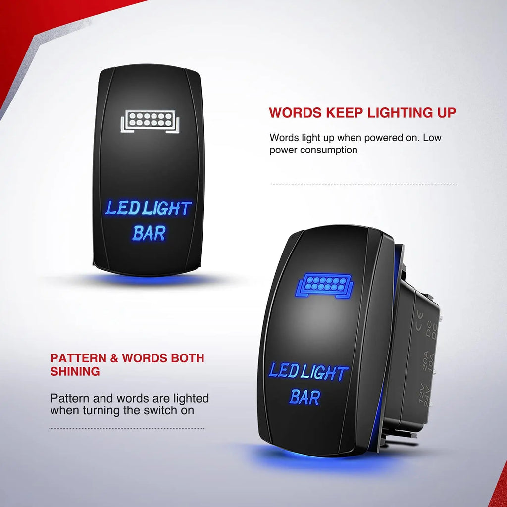 Nilight Side Lights Rocker Switch Led Light Bar India