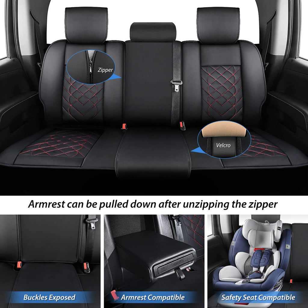 Car Seat Covers For 2009-2022 F150 Super Crew, 2017-2022 F250 F350 F45 –  Nilight