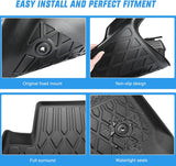 Floor Mat Nilight TPE Floor Mats for Chevy Colorado Crew Cab/GMC Canyon Crew Cab 2015 2016 2017 2018 2019 2020 2021 2022, All Weather Custom Fit Heavy Duty Floor Liners