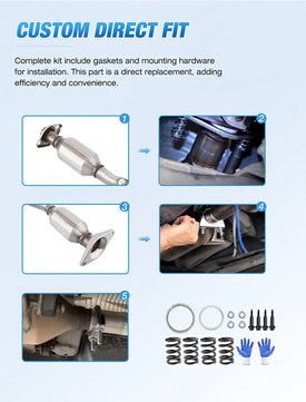 Catalytic Converter Nilight Catalytic Converter for Sentra 2.0L 2007 2008 2009 2010 2011 2012,Custom Fit Cat(EPA Standard)