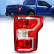 2018-2020 Ford F150 Taillight Assembly Rear Lamp Replacement OE Style Red Housing with Bulbs and Harness Passenger Side Nilight