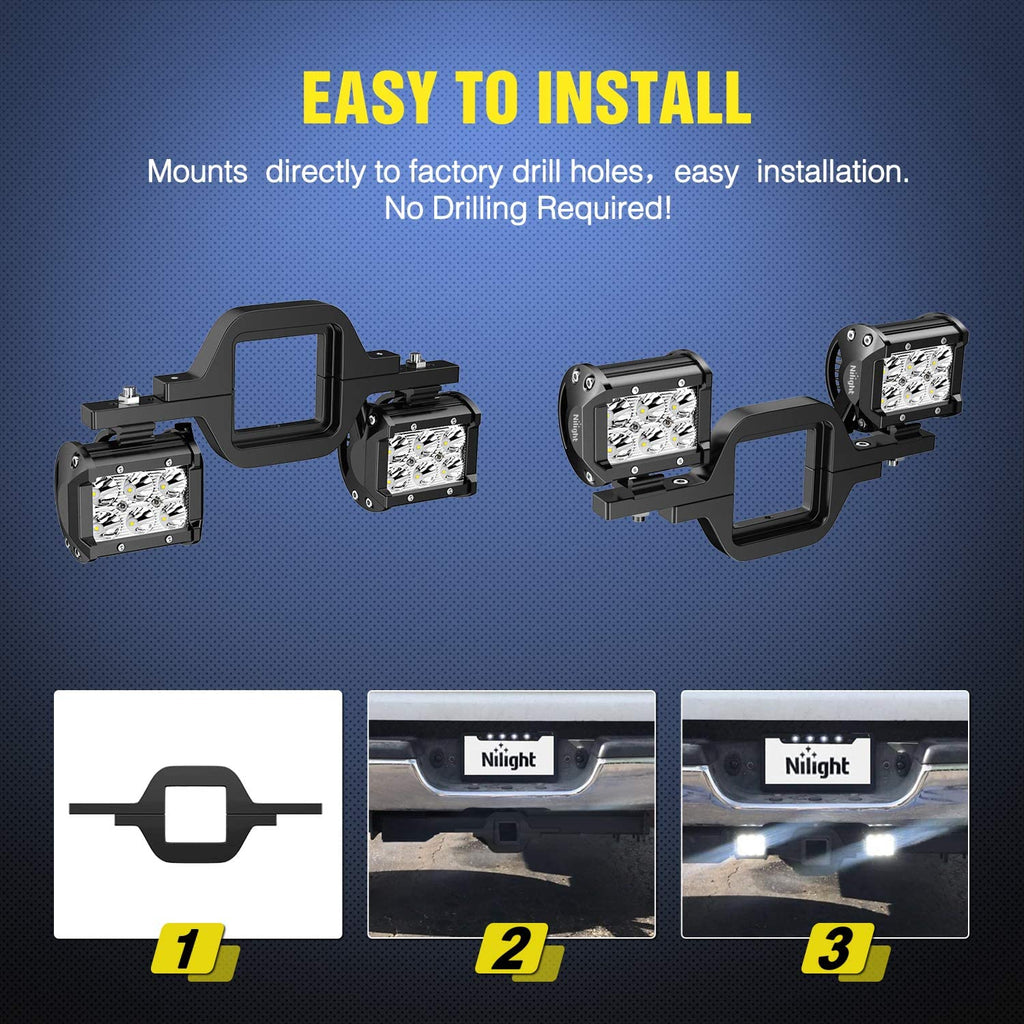 ATV LED Light Bar  Pods Mounts & Accessories – Nilight